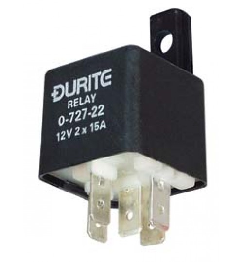 12V Mini Double Make and Break Relay  072722